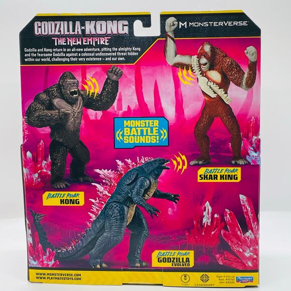 Godzilla x Kong 7" Battle Roar Godzilla Figure- NEW - Picture 2 of 5